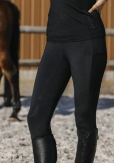 Dámské legíny Equitheme Flora, černé