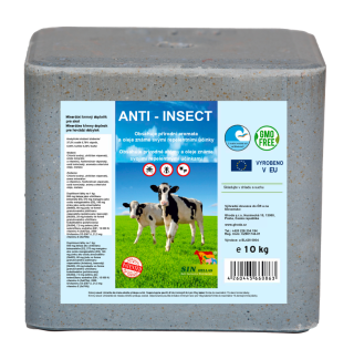 Minerální liz s přírodními aromaty odpuzujícími hmyz Anti-Insect (Balení 10kg)
