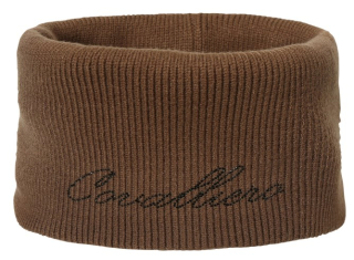 Pletený tunel na krk Covalliero - hnědý capuccino