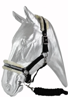 Set ohlávkový Kentaur s beránkem, černý