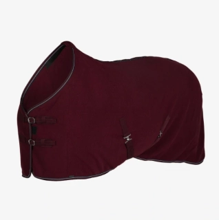 Odpocovací deka Horze Kiel, vínová