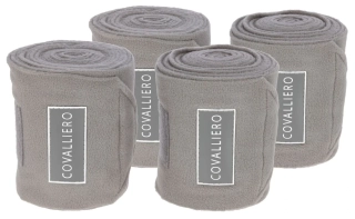 Bandáže Covalliero Fleece S/S 2025, šedé