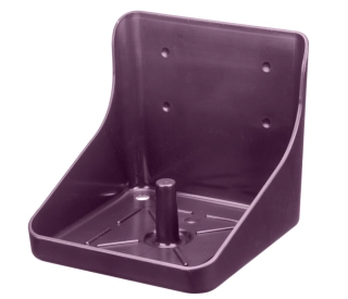 Plastový držák na liz do 15kg, fialový