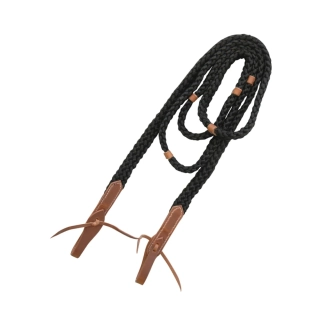 Westernové otěže Pool´s, nedělené, hnědé