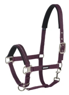 Nylonová ohlávka Eskadron Basic, vínová