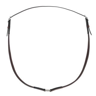 Kruh na krk QHP Liberta, kožený, hnědý