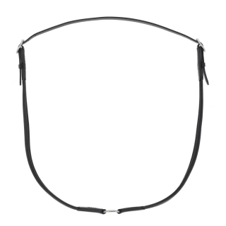 Kruh na krk QHP Liberta, kožený, černý