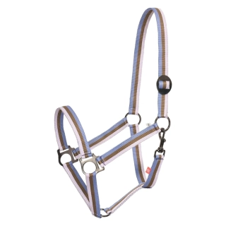 Ohlávka IRH Economic, SS 26, modro-hnědo-růžová