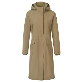 Dámský kabát/pláštěnka Covalliero, SS 26, walnut