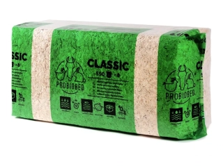 Podestýlka z dřevěných hoblin CLASSIC - sterilní a bezprašná, cca 550 l