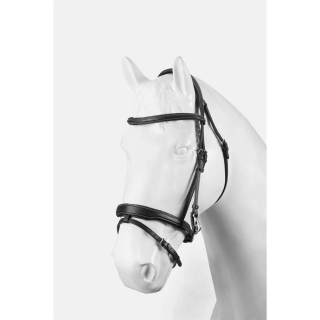 Kožená uzdečka Horze Deauville, SS 26, černá