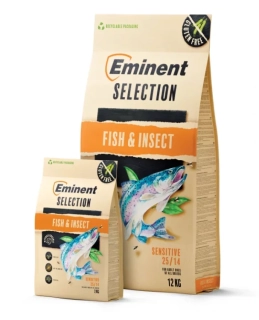 Eminent Selection Sensitive Fish & Insect 12kg + 2kg ZDARMA