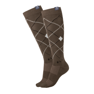 Jezdecké podkolenky ELT AW 2025/26 Argyle - zelené, vel. M