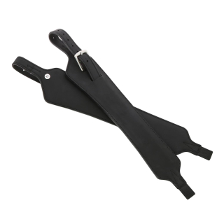 Kožené třmenové řemeny Norton Comfort, černé