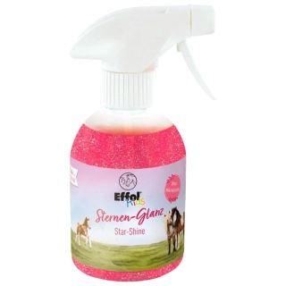 Lesk na srst Effol Kids Star malinový s třpytkami, 300 ml