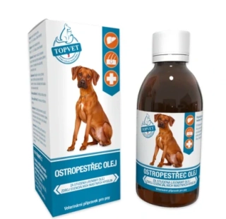 Topvet Ostropestřec olej pro psy 200 ml