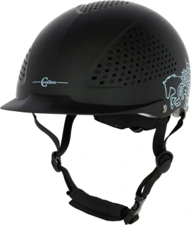 Jezdecká bezpečnostní přilba Covalliero Beauty 2.0, černá, vel. 48-54 cm