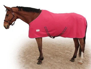 41404 FLEECOVÁ DEKA Kentaur, růžová