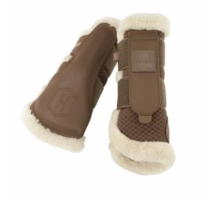 Kamaše Eskadron Mesh Fauxfur 2024/25, hnědé, Full