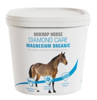 Doplněk pro koně Mikrop Horse Diamond Care Magnesium Organic, 1,5 kg