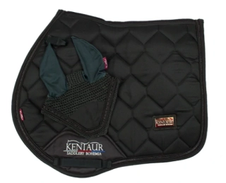 Set dečka + čabraka Kentaur, široký lem, tmavě zelená, VS