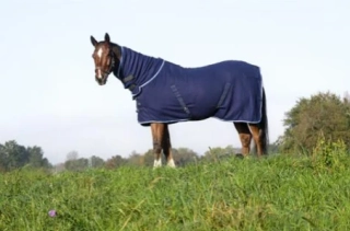 Odpocovací deka s krkem RW Combo, modrá