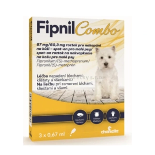 Fipnil Combo 67/60,3mg S Dog Spot-on 3x0,67ml