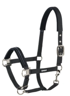 Nylonová ohlávka Eskadron Basic, černá