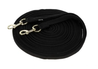 Lonž dvojitá Kerbl, černá, 17 m