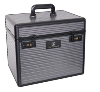 Box na čištění IRH Shiny Classic velký, šedo-černý