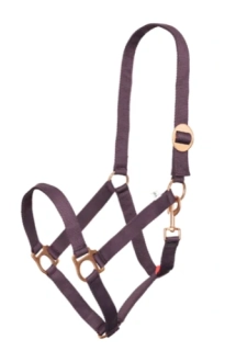 Nylonová ohlávka Imperial Riding Economic, fialová
