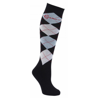 Jezdecké podkolenky Covalliero Brescia, modro-šedé