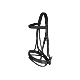 Kožená uzdečka Horze Venice, černá, cob