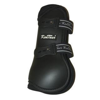 Chrániče Kentaur Mega Jump s neoprenem a bajonetem, černé