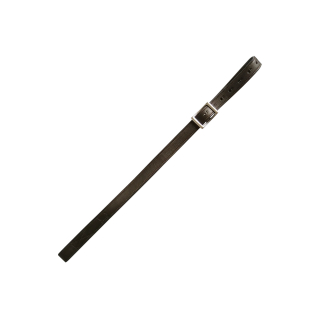 Kožené drezúrní třmenové řemeny s nylonovou vsadkou Supreme, černé, 90