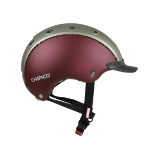 Helma Casco Choice Turnier, dětská (52-56cm) - Vínovo/olivová