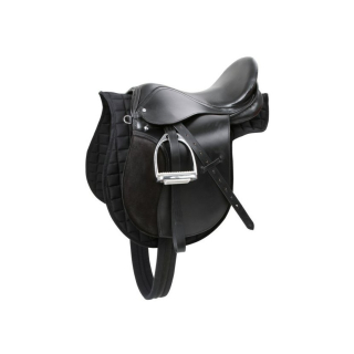 Sedlový set HAFLINGER 17,5" - Černá