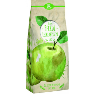 Pamlsky pro koně Derby, 1 kg - jablečné