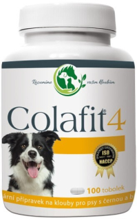 Colafit 4 na klouby pro psy černé/bílé 100tbl