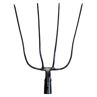 Vidle 4 hroté, lakované - velké