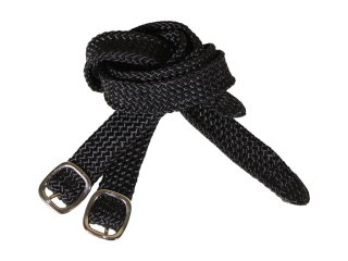 Řemínky do šporen, nylon, černé, 50 cm