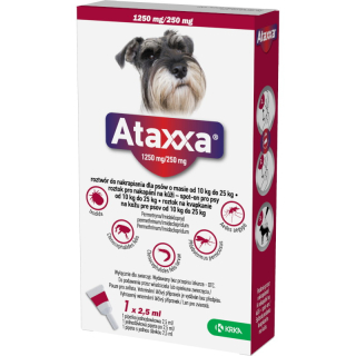 Ataxxa Spot-on Dog L(10-25kg)1250mg/250mg 1x2,5ml