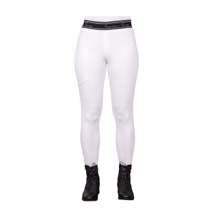 Jezdecké dámské legíny QHP Eden, bílé