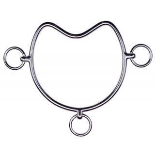 Štajgr udidlo nerez, tloušťka 7mm, 14 cm