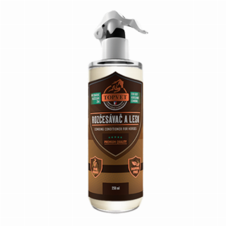 Rozčesávač na srst a hřívu Topvet - 250 ml