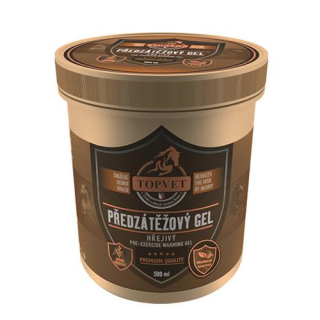 Hřejivý gel na nohy Topvet - předzátěžový, 500ml
