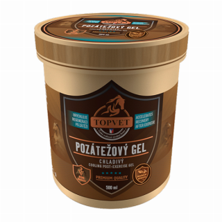 Chladivý gel na nohy Topvet - pozátěžový, 500ml