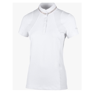 Dámské závodní triko Pikeur Phiola - bílé