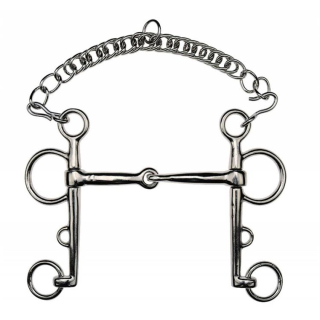 Udidlo Pelham, lomené