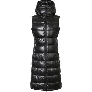 Dámská zimní vesta Covalliero 2023, dlouhá, černá
